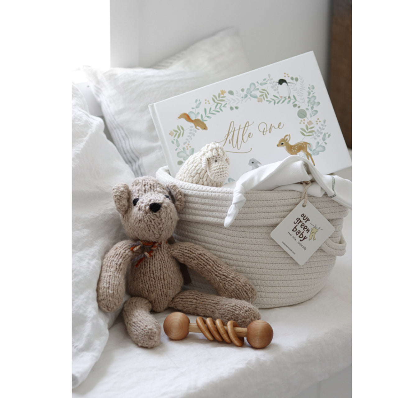 Organic Baby Gift Basket Newborn - At First Sight